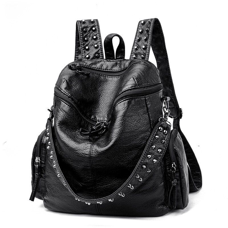 Backpacks Soft Big Luxury Anti-theft Travel Bags Large School Purse 28*13*34 CM
