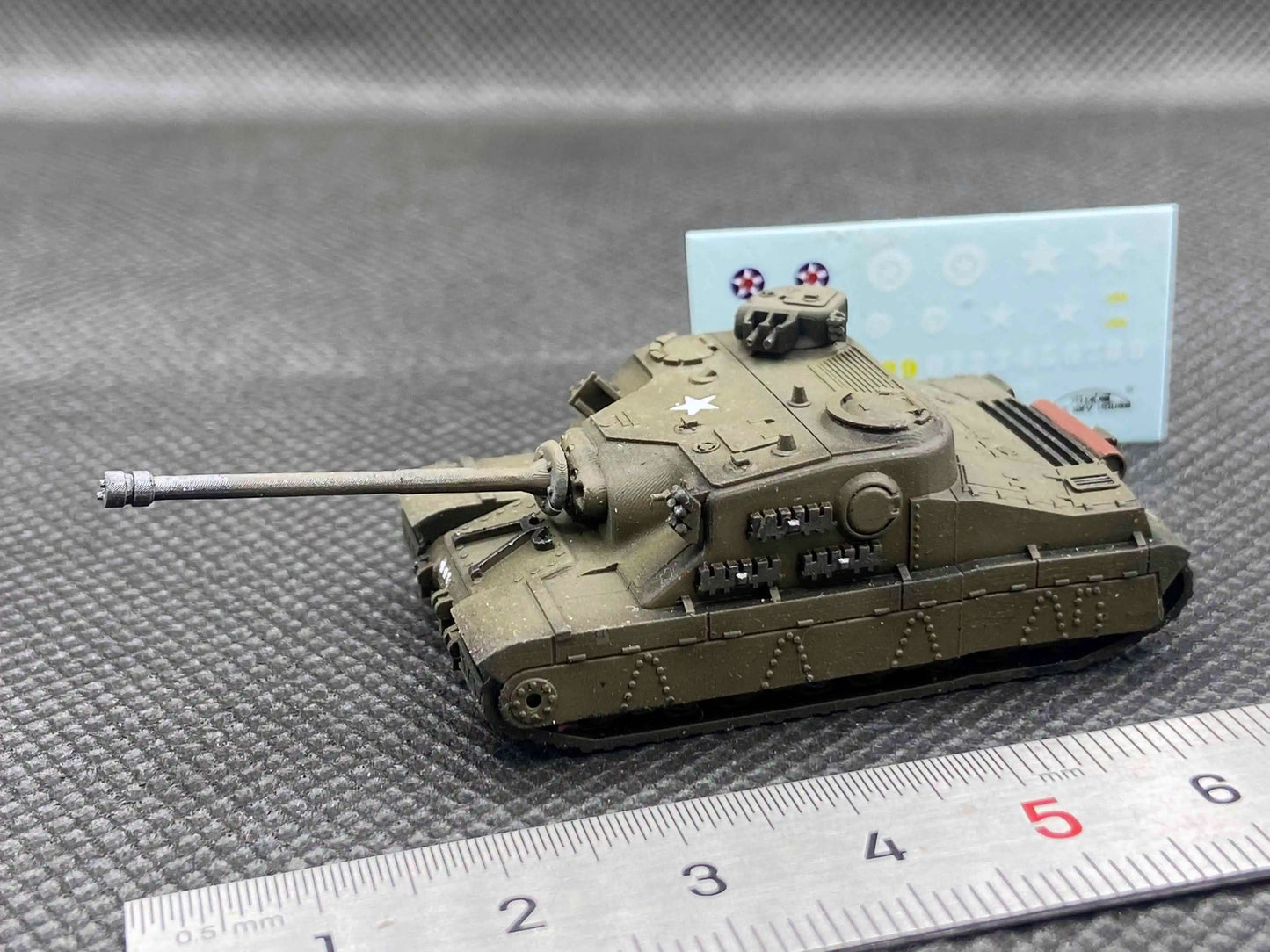 1:144 Pocket World of Tanks UK A39 Turtle Tank Finished Two-Pack Model