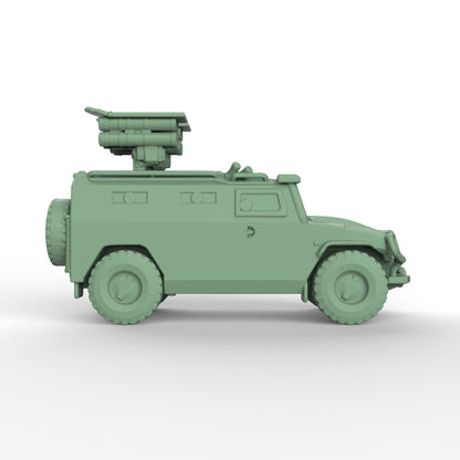 SS200385 1/200 Military Model Kit Russia 9P163-3 Kornet-Em Armoured Vehicle