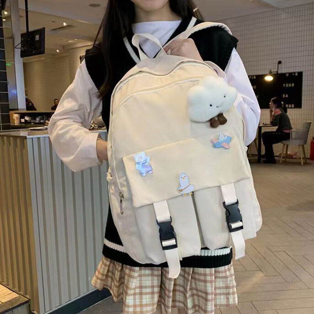 Schoolbag Backpack High School College Students' Bag Shoulder Bag Student Bag