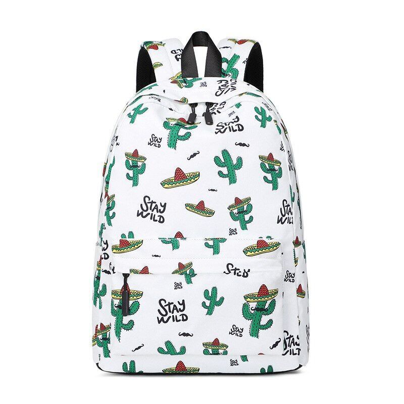 Waterproof Nylon Lightweight Backpack Women 16.5 inch School Student Book Bags