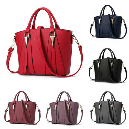 New Women's Ladies Handbags PU Leather Shoulder Messenger Cross Body Bag