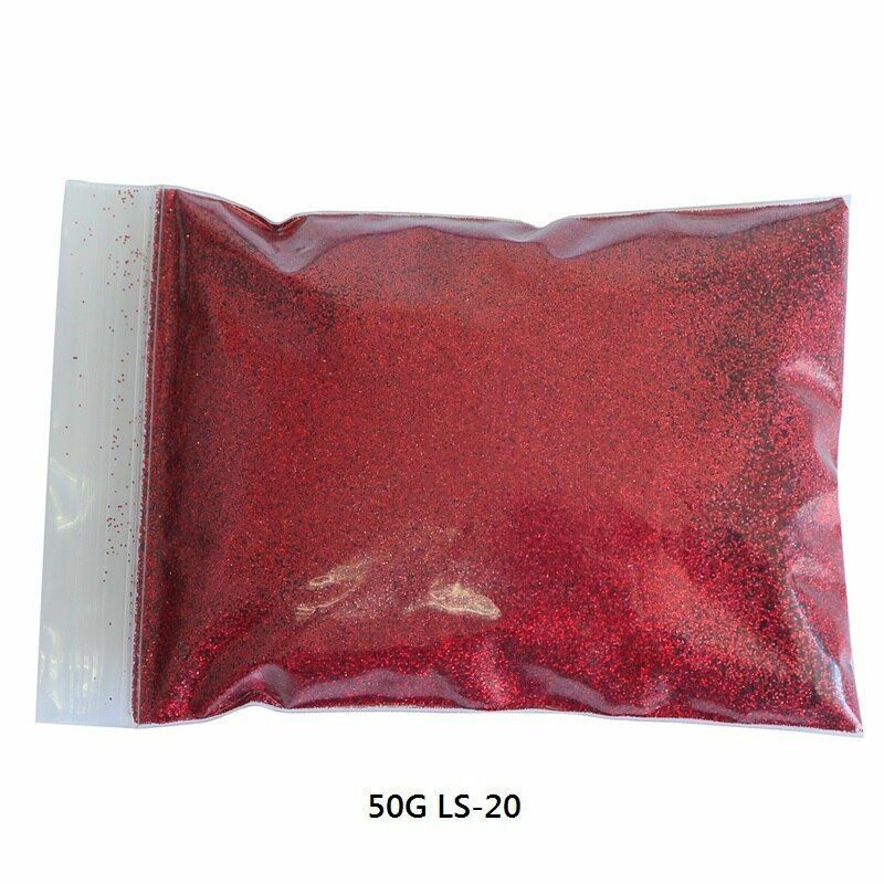 50G/Bag Holographic Glitter Nail Art Decoration Powder Pigment Laser Dust Sequin