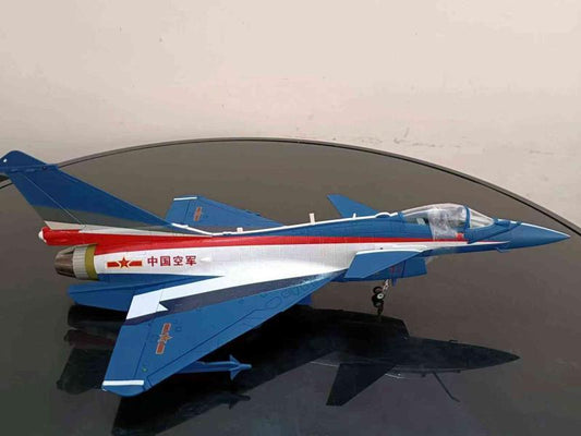 1:30 46CM China Air Force J-10C Fighter Airplane Diecast Military Aircraft Model