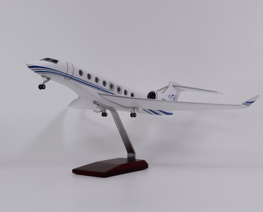 45CM 1:50 Gulfstream G650 Business Airplane Landing gears Resin Aircraft Model