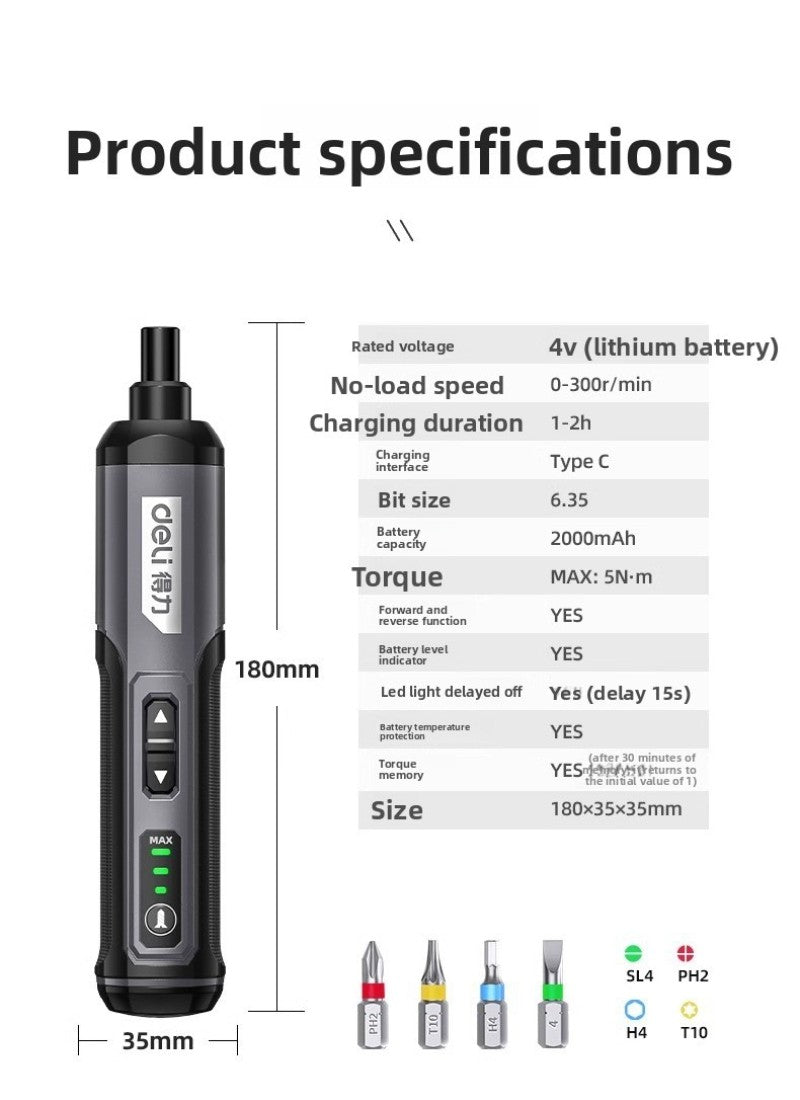 Rechargeable household small electric portable mini screwdriver discount 09