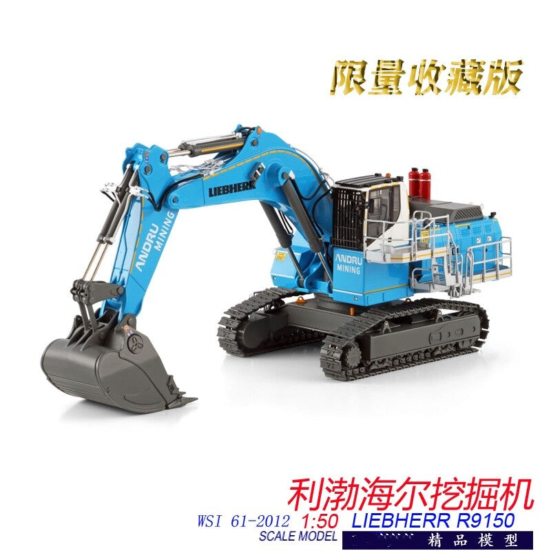 1:50 WSI Liebherr ANDRU MINING R9150 Excavator Construct Machine Diecast Model
