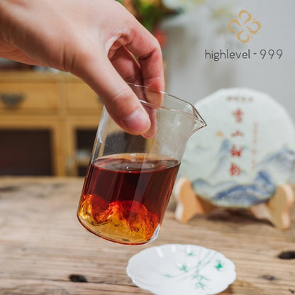 200g Ripe Puer Tea Cake Xue Shan Tian Yun Yunnan Ancient Tree Aged Mellow Aroma