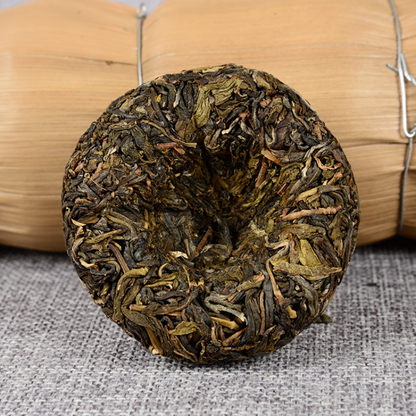Tuo Organic Green Tea100*5 Yunnan Pu'er Tea Bamboo Shoot Shell Pu'er Tea