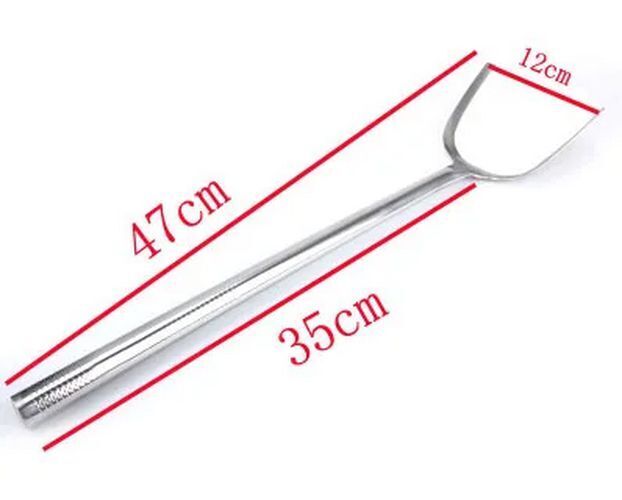 Kitchen Cooking Utensils Stainless Steel Wood Handle Big Long Spatula Soup Spoon