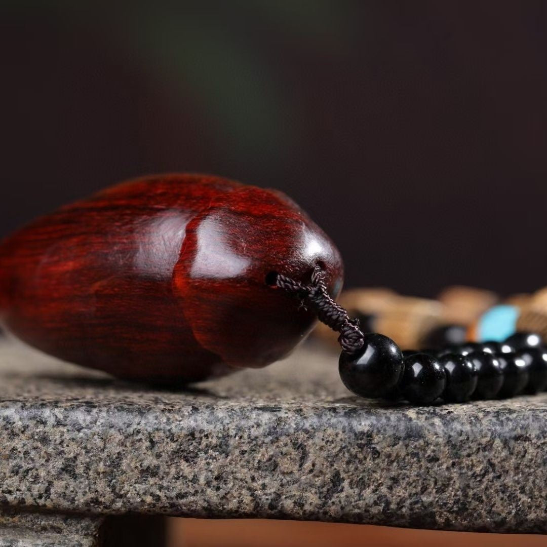 Indian Red Sandalwood Crab Claw Hand Piece 2.76in Wood Craft