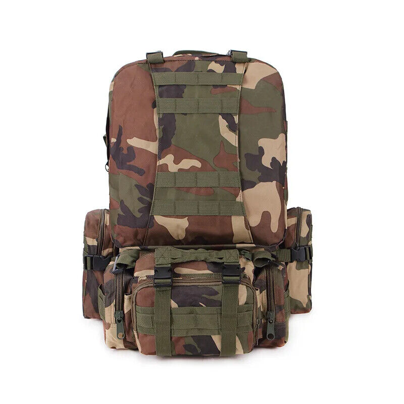 50L Tactical Backpack Backpacks Sport Bags Outdoor Trekking Camping Rucksack