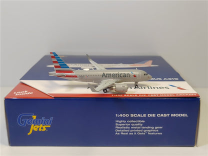 1:400 Geminijets American Airlines Airbus A319S N93003 Airplane Diecast Model
