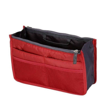 Organizer Insert Bag Women Nylon Travel Handbag Purse Large liner Cosmetic Bag