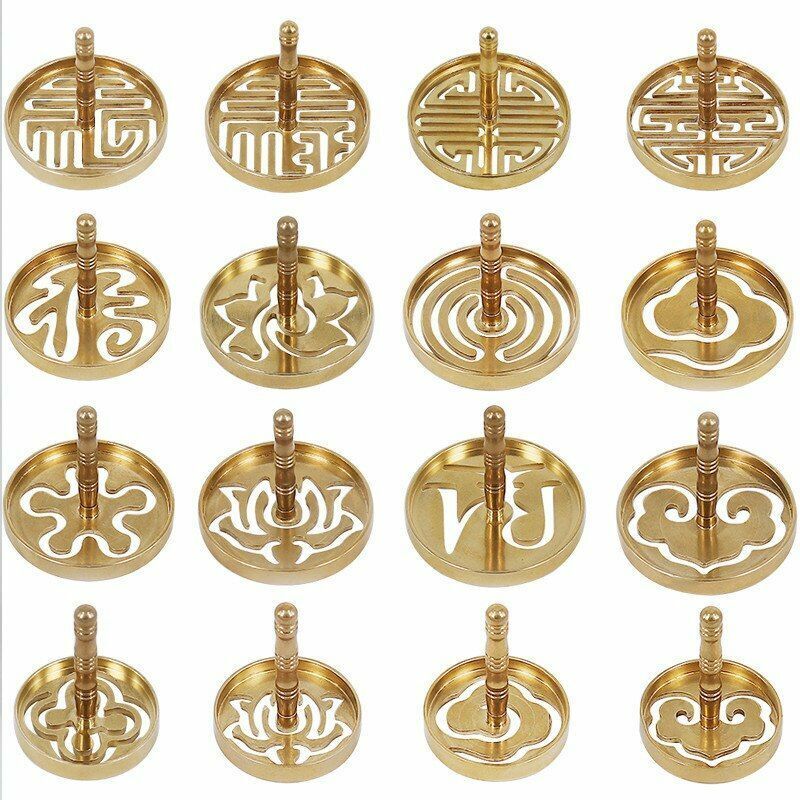 Incense Burner Accessories Hollow Pressing Equipment Powder Tools Copper 4.5/5cm