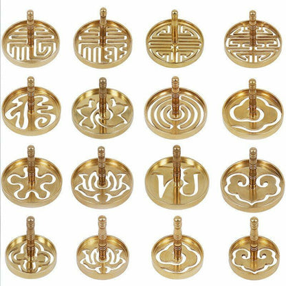 Incense Burner Accessories Hollow Pressing Equipment Powder Tools Copper 4.5/5cm