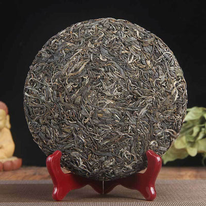 357g High Quality Cha Tea Yunnan Yiwu Top Ancient Tree Pu'er Tea Cake 易武古树