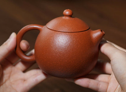 250cc chinese Yixing Handmade Zisha teapot Zhuni LongDan Gongfu Hu Tea Pot