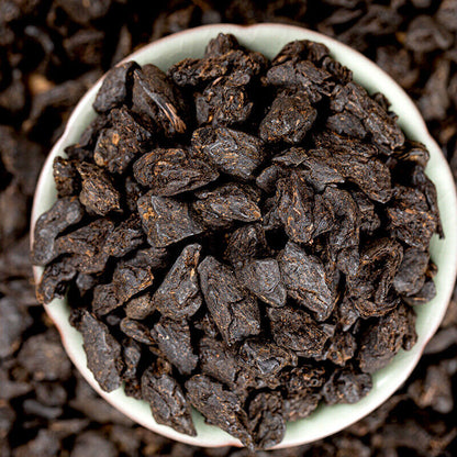 Glutinous Rice Fragrance Broken Silver Yunnan Tea Fossil Ripe Tea Pu'er Tea 60g