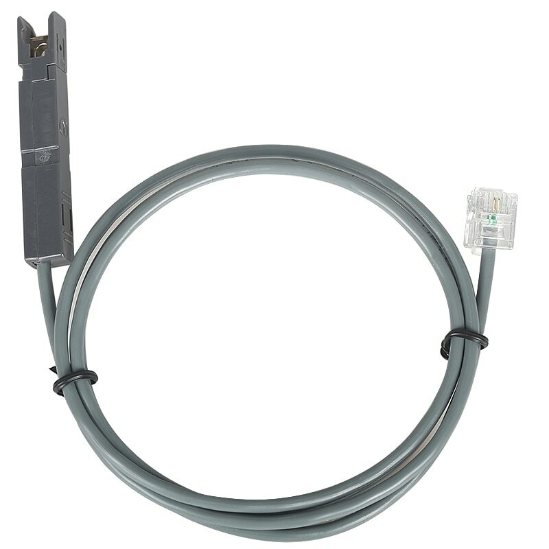 RJ11 Plug to 110 Patch Cord Test Telephone Voice Signal Test & 2-core Plastic 1M