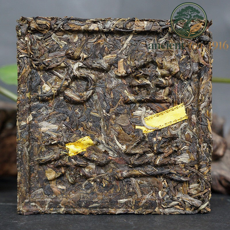 100g 2017 Xiaguan Gold Silk Big Snow Mt. Pu-erh Puer Raw Pu'er Mini Brick Tea