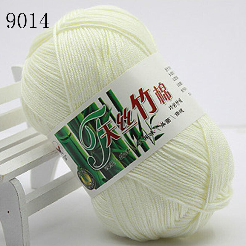 Hot Sale 50g Soft Bamboo Crochet Cotton Yarn Knitting Baby Knit Wool Yarn