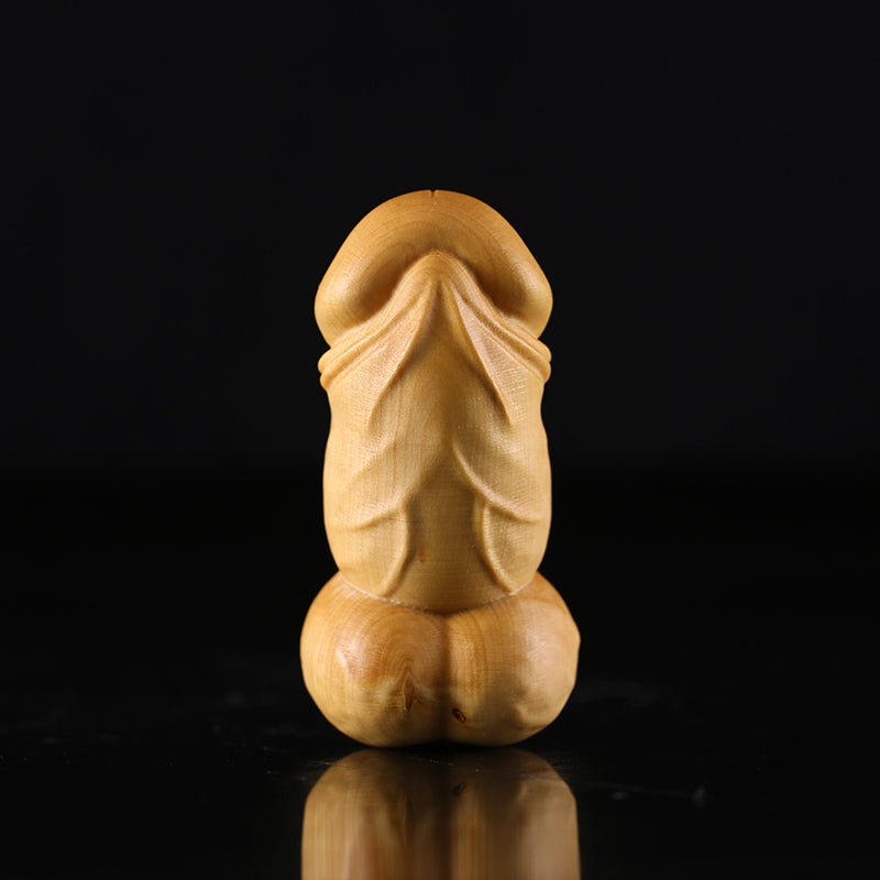 5.8 CM Long Carved Boxwood Carving Figurine Netsuke - Men's Secret