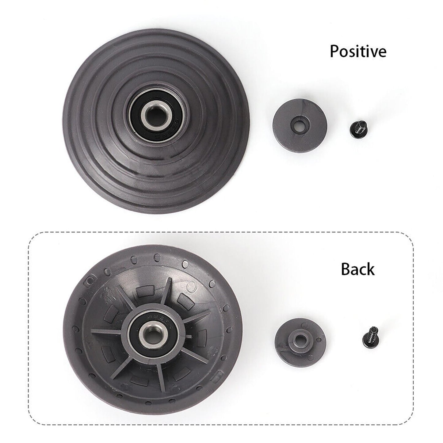 1Set V-Ball Wheel Cover For Dyson 100W V10 V11 High Torque Vacuum Cleaner Head