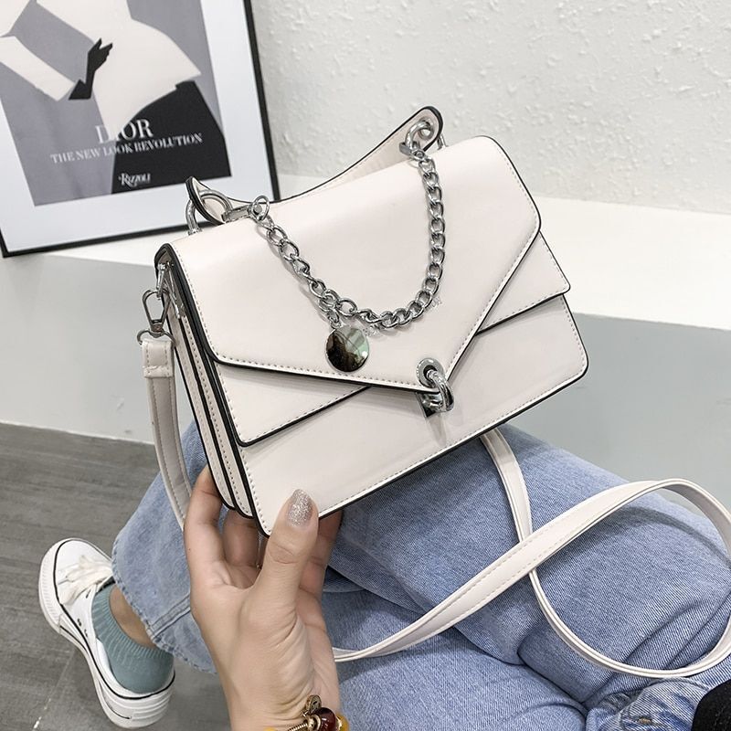 Small Square Bag Messenger Bag Handbag Casual Shoulder Bag Crossbody Purse Black