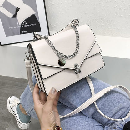 Small Square Bag Messenger Bag Handbag Casual Shoulder Bag Crossbody Purse Black