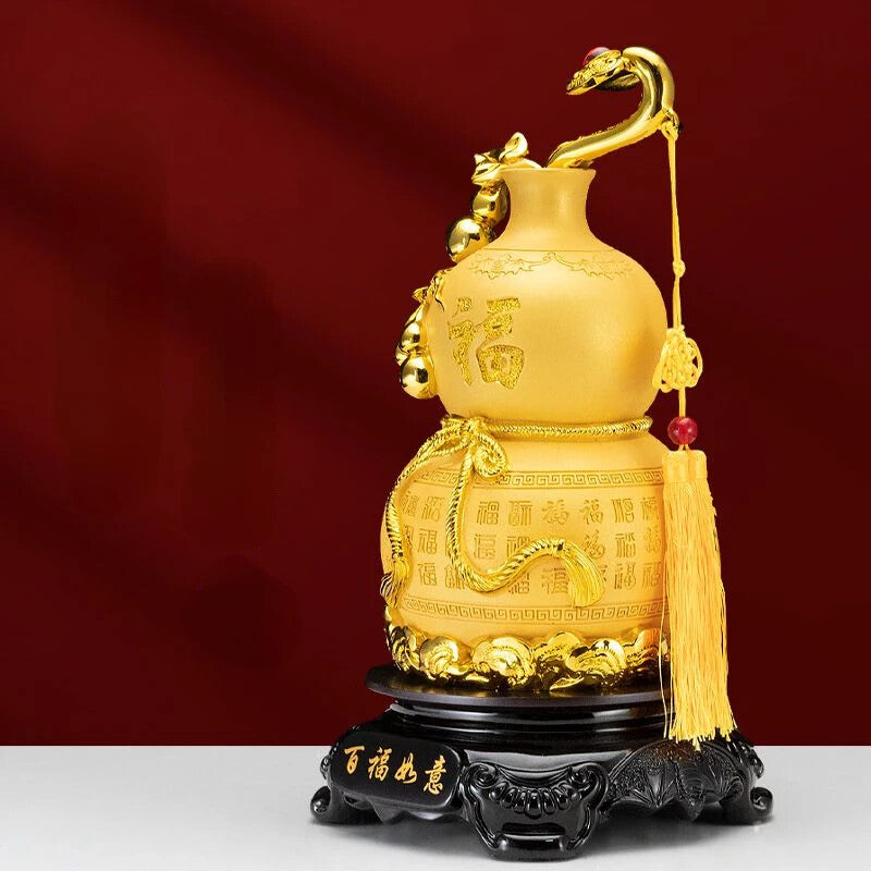 Chinese Fortune Gourd Ornament Living Room Prosperous Home Home Decor