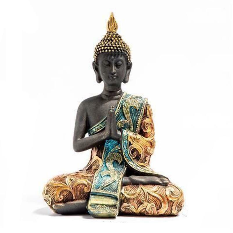 New Religion Buddhism Meditation Statue Buddha Fengshui Figurine Home Decor