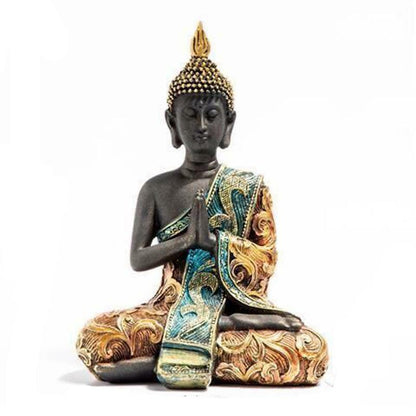 New Religion Buddhism Meditation Statue Buddha Fengshui Figurine Home Decor