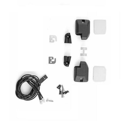 Universal 1/10 RC Crawler Car 3mm Lamp Bead Foldable Rearview Mirror Simulation