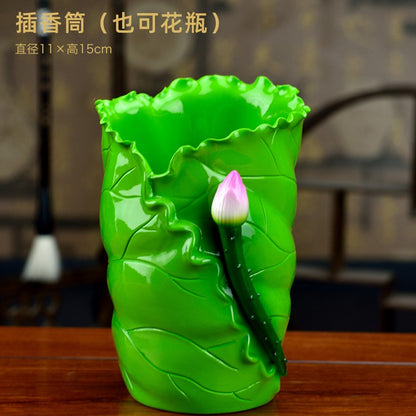 Incense Barrel Home Buddha Temple Guanyin Incense Bucket Buddhist Supplies