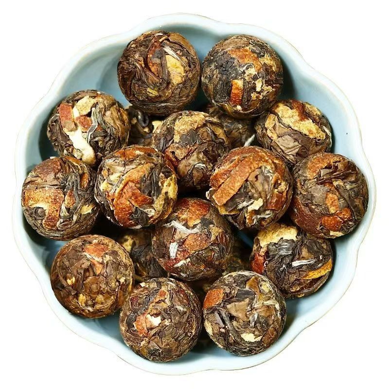 White Tea Stuffed Tangerine Orange Fuding Chenpi Bai Cha Aged Shou Mei white tea