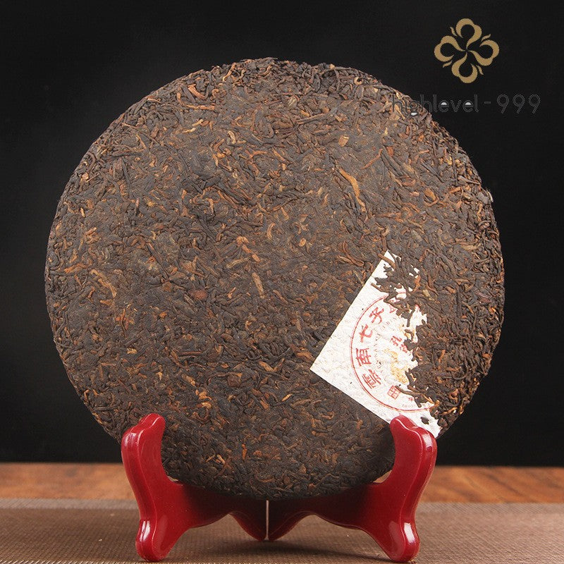 357G Ripe Pu'er Yunnan 2006 Brownshan Chunhai Qizi Compressed Tea Cake -