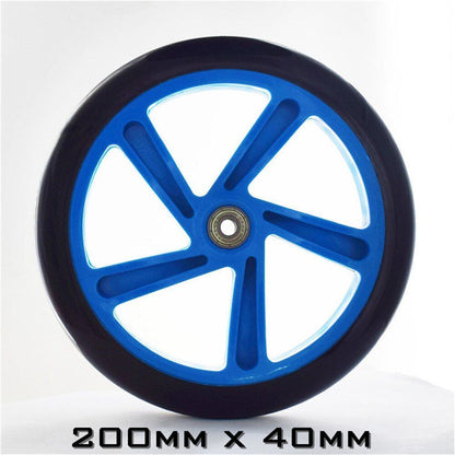 1pc 200/180/175/145/120/40/30/24mm Scooter Skating Wheel Tire PU Skateboard 12 V