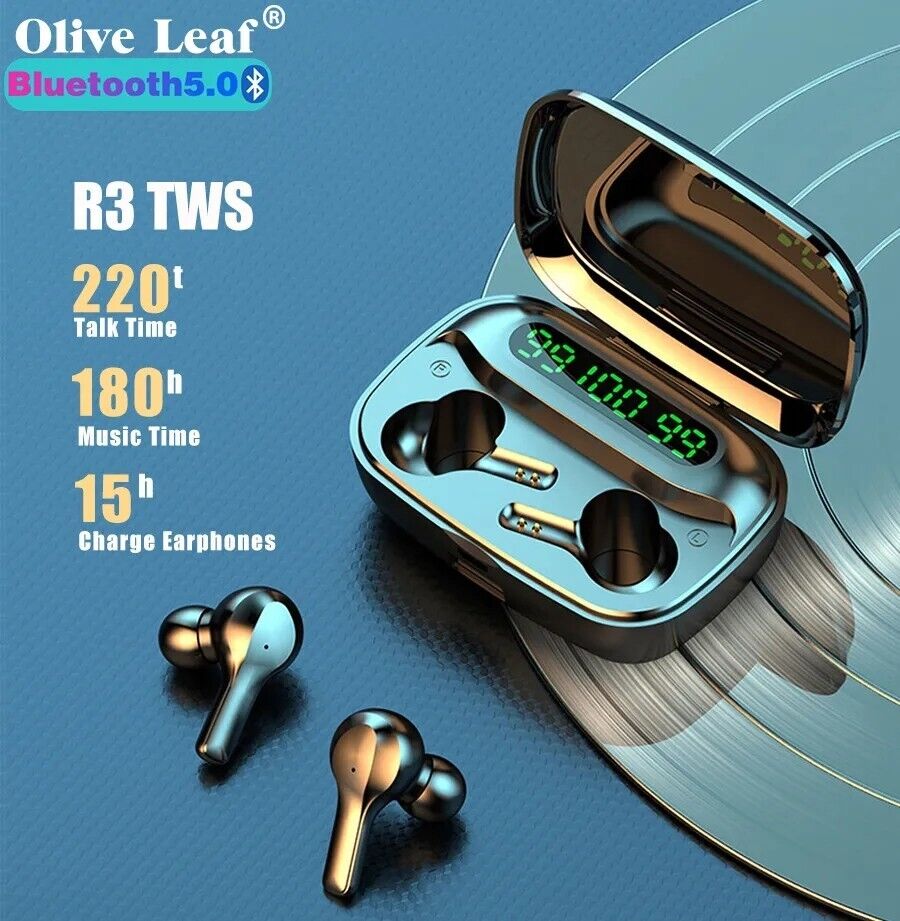 Mini Wireless Earbuds Bluetooth Waterproof Headset Headphones Noise Reduction