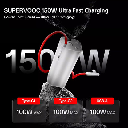 OnePlus SUPERVOOC 150W Ultra-Core Super Flash Charge Power Bank 20000mAh