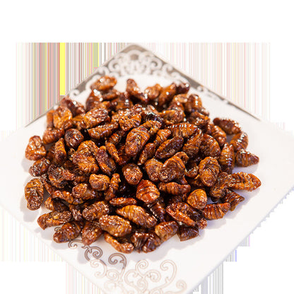 Ready-to-Eat Shandong Specialty Snack Spicy Crispy Silkworm Chrysalis
