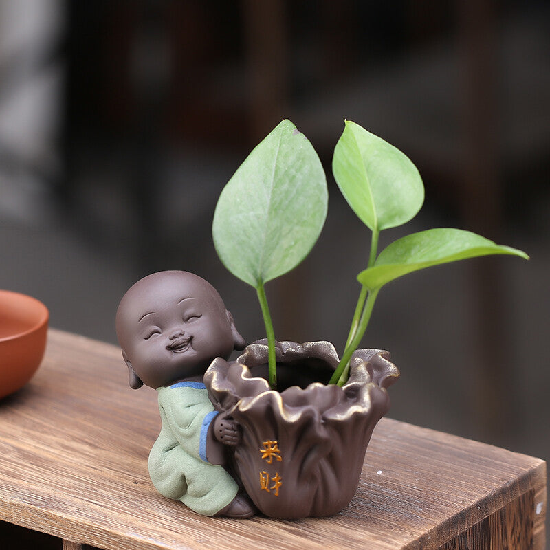 New Creative Vase Small Size Yixing Zisha Tea Pet Home Table Decoration Ornament