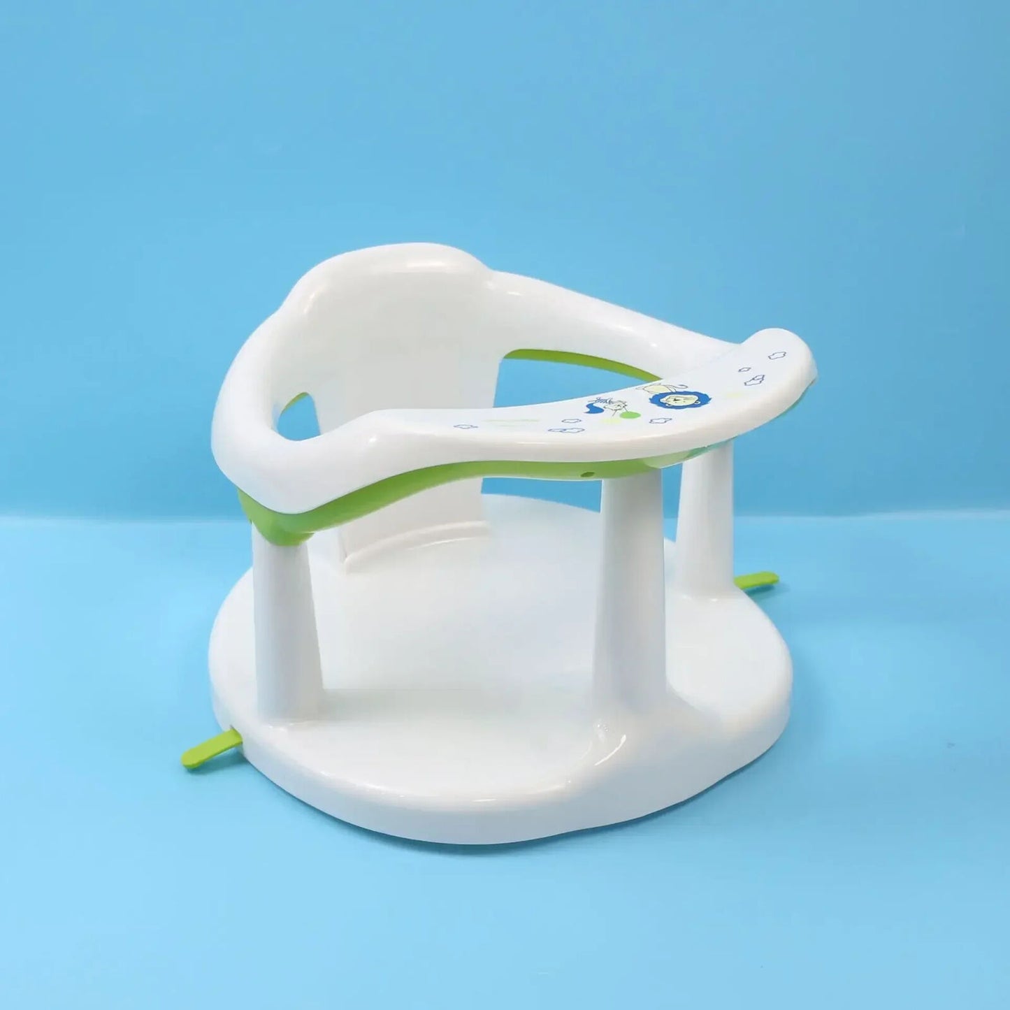 Baby Bath Chair Suction Cups Seat Heat Resistant for Bathtub 6-18 Month Shower