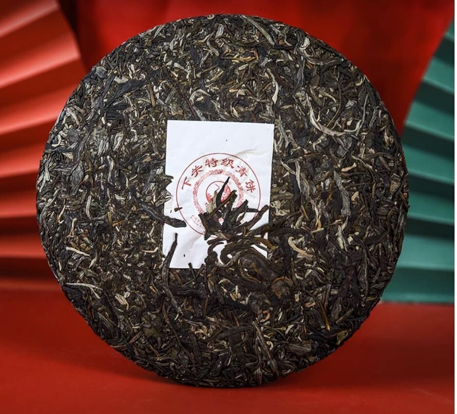 2023 Raw XIAGUAN tuocha Te Ji Qing Bing,普洱茶 Pu-erh Tea Cake Yunnan Puer Tee 357g