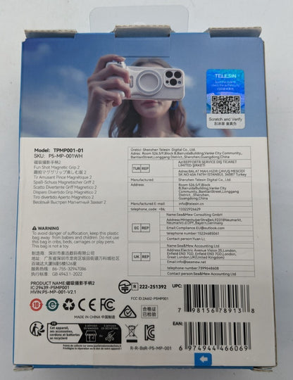 TELESIN SELFIE RING LIGHT AND FUN SHOT MAGNETIC GRIP2 DUO
