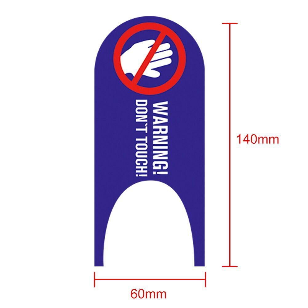 Electric Scooter Modification Decal PVC Sticker Pedal Foot Accessory 140x60x1mm