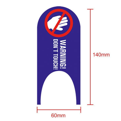 Electric Scooter Modification Decal PVC Sticker Pedal Foot Accessory 140x60x1mm