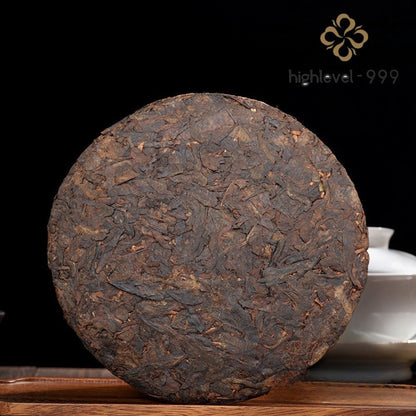 357g Ripe Pu'er Tea Cake Yunnan Menghai Ancient Tree Daily Drinking Ripe Pu'er