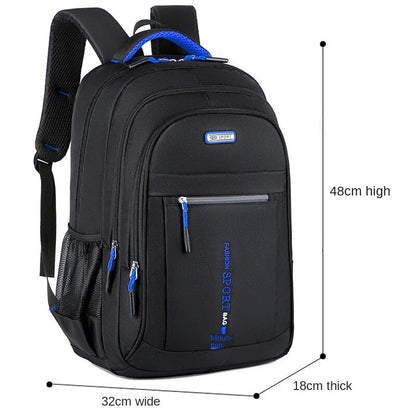 Men's Backpacks Oxford Rucksack Bag Travel Backpack Student Schoolbag