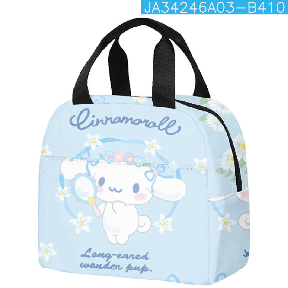 Cinnamoroll Insulated Lunch Bag Handbag Thermal Leakproof Insulated Lunch Box